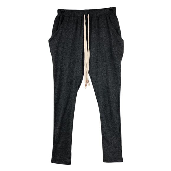 Crow Collective Women Size Petite Pants Journey Lounge Stretch Charcoal USA Made - Picture 1 of 10